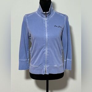 POLO Jeans Co. Full Zip Acid Washed Jacket - M